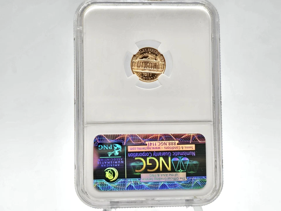 1917 NGC MS65 McKinley Commemorative $1 Gold **HIGH GRADE** 20-004 - Image 4 of 4