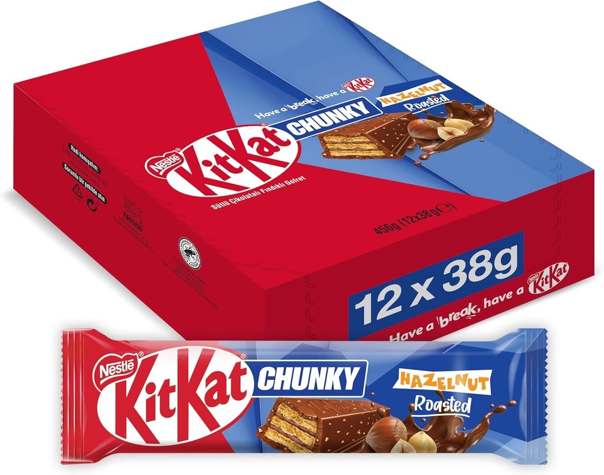 Nestle Kitkat Chunky Hazelnut 1.3 oz (38 g) x 12 pcs | eBay