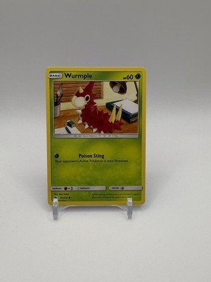 Wurmple Regular 24/214 Sm- Lost Thunder 2018 Pokemon TCG NM