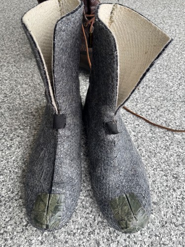 BOTAS PAC SCHNEE’S 10” ALTAS CUERO HOMBRE’S 12 SNOW HUNTER ESQUÍ BOZEMAN MT EE. UU. - Imagen 10 de 14