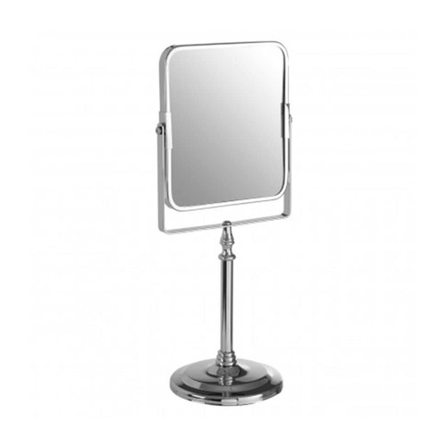 Cassini Chrome Iron Square Cosmetic Make Up Shaving Vanity Dressing Table Mirror - 第 8/9 張圖片