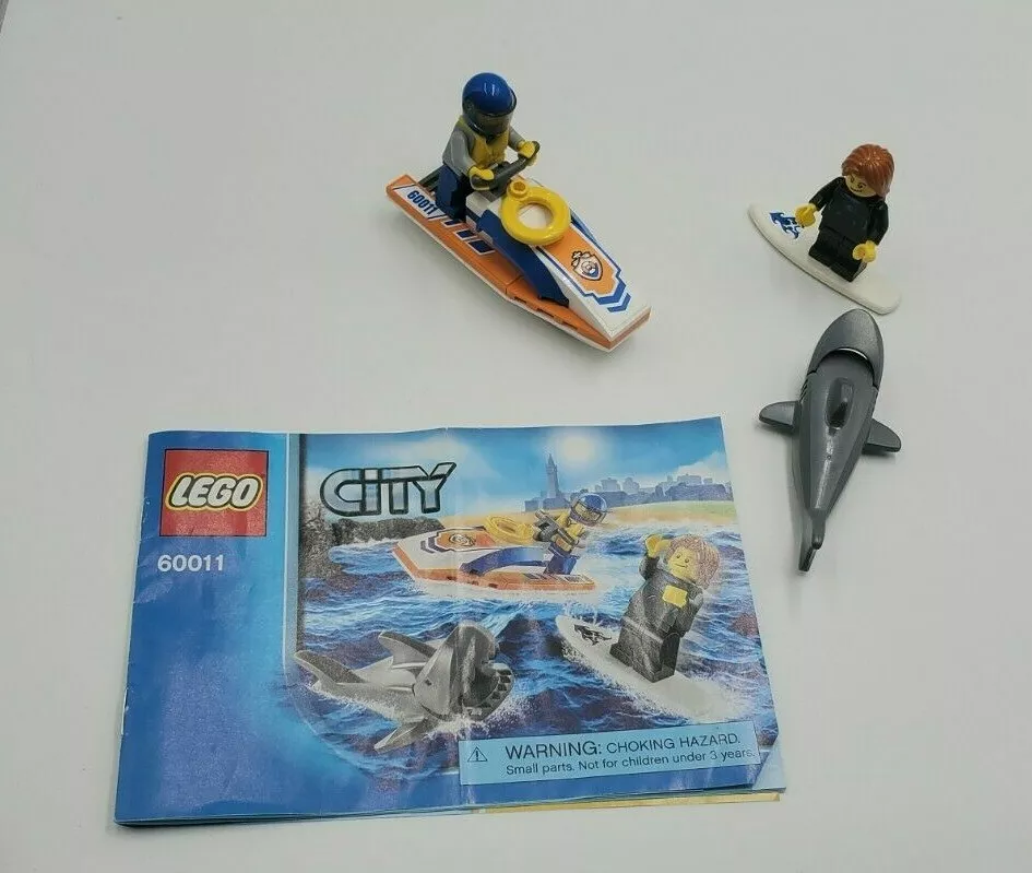 Lego 60011 City Coast Guard Surfer Rescue 100 Complete w Instructions