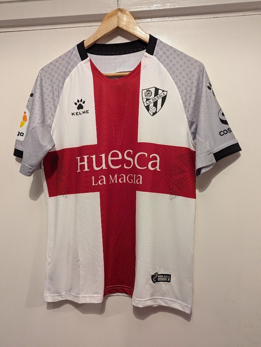 GENTS HUESCA FOOTBALL TOP (SOCIEDAD DEPORTIVA HUESCA) SPANISH TEAM  SIZE XS