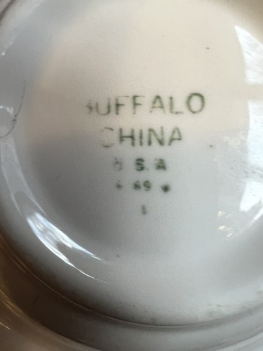 BUFFALO CHINA RESTAURANT WARE ATOMIC COLONNADE FRUIT DESSERT SAUCE BOWLS (6) - Picture 7 of 7