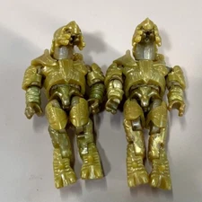 2pc Halo Mega Bloks Construx Convenant Gold Elite Arbiter 20th Anniversary Figur