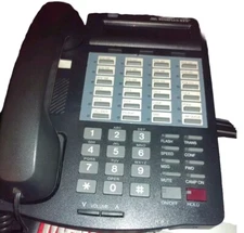 Vodavi Starplus STS 24 Button Digital Key Telephone Black Set Of 2 Pre-owned 