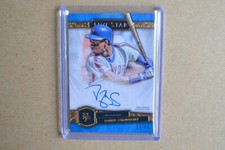 Darryl Strawberry 2021 Topps Five Star blue on card auto #FSA-DSE NY Mets 09/25