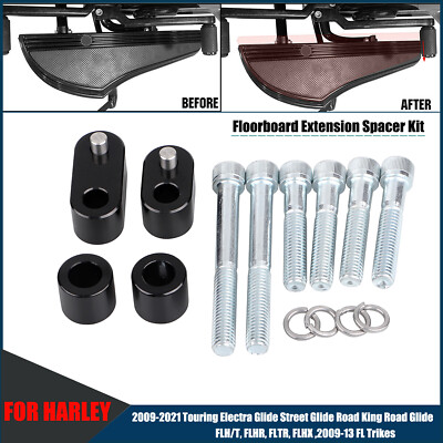 3/4'' Driver Floorboard Spacer Extension For Harley Street Glide Trike FLHXXX