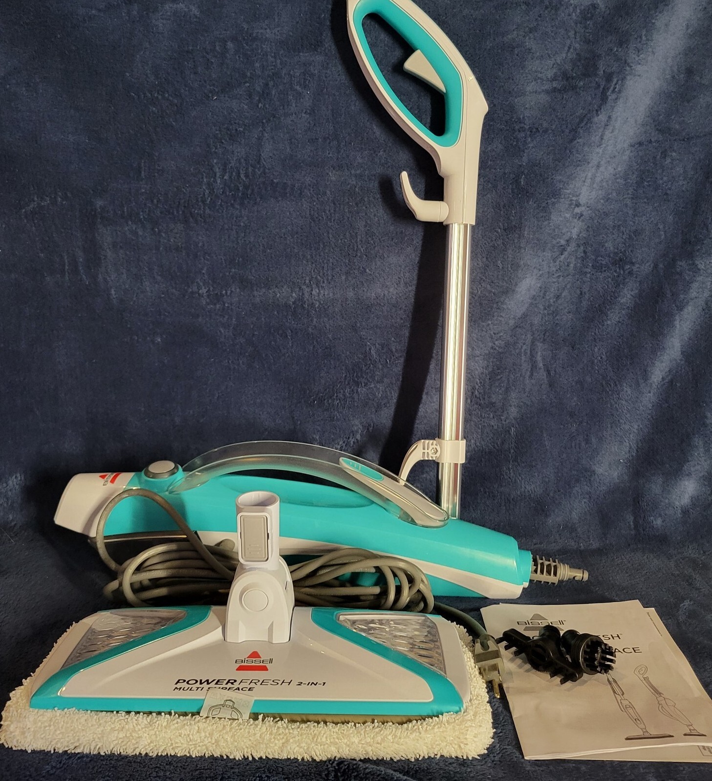 Bissell 2814 Powerfresh Steam Mop 2-in-1 Multi Surface Cleaner New-image