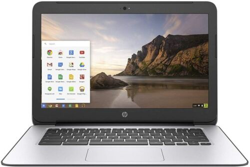 HP Chromebook 14 G4  16GB SSD 4GB RAM WiFi  14" LCD  2.16GHz  *SEE PHOTOS* OK - Afbeelding 1 van 13