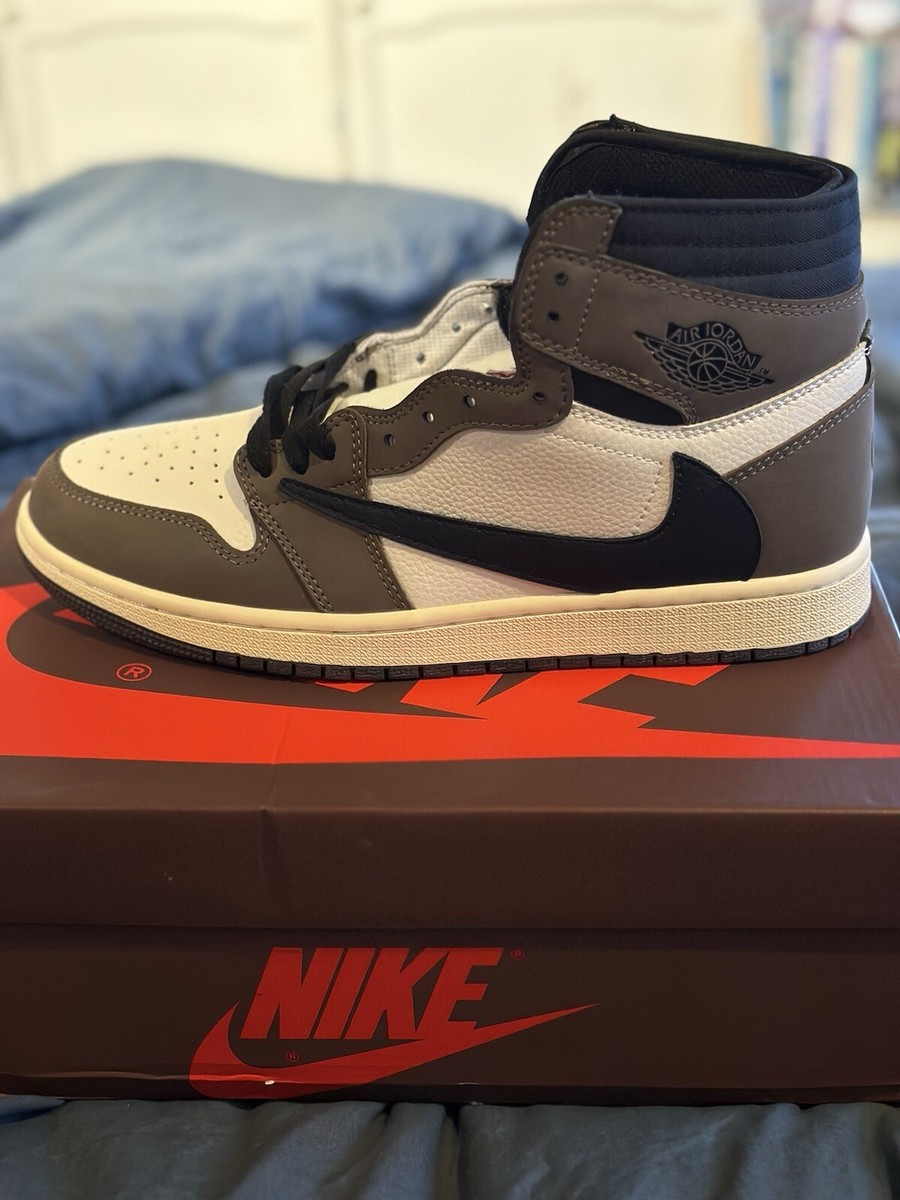 Size 10 - Jordan 1 Retro OG x Travis Scott High Mocha | eBay UK