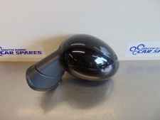 Mini Coupe Wing Mirror R58 11-15 Passengers Left Door Electric Black A94