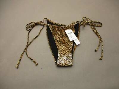 NWT Windsor Size S Womens Multicolor Side Ties Stretch Hike Bikini Bottom 6R