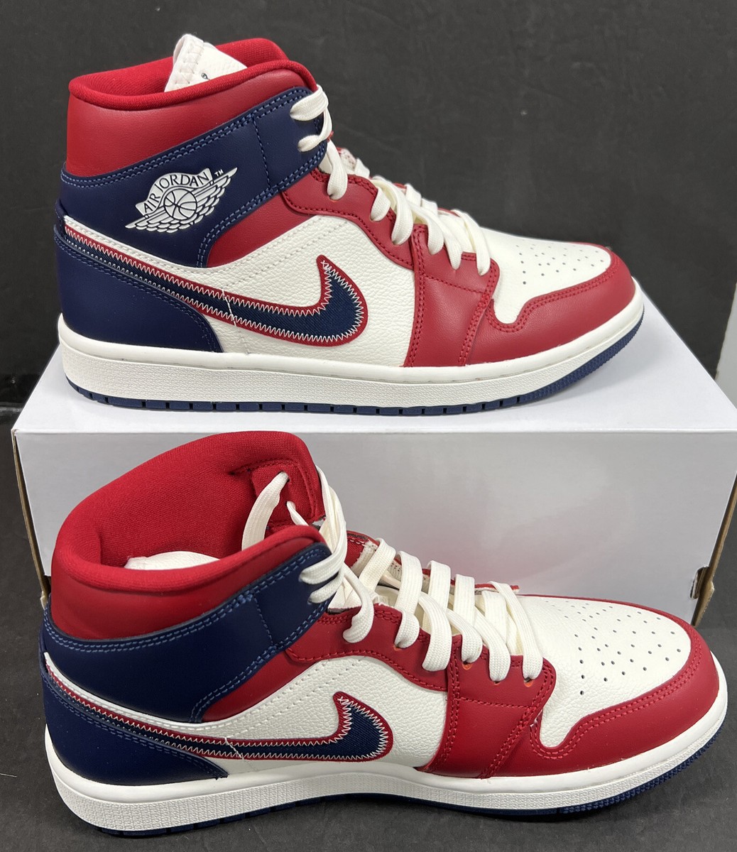 NIKE WMNS AIR JORDAN 1 MID SE 'USA' 2021 WOMENS SZ 11 NIKE WMNS AIR JORDAN 1 MID SE 'USA' 2021 WOMENS SZ 11