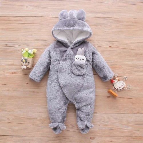 Unisex Bebé Invierno Monos Dulces Con Capucha Monos Nueva Llegada Ropa de Bebé - Imagen 15 de 17