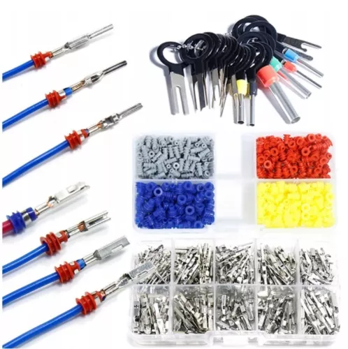 Sortimentskasten Kontakten PIN Stecker Elektrik Steckverbinder KFZ Motorrad LKW. - Bild 1 von 9