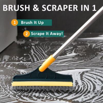 Bathroom Long Handle Floor Gap Wiper No Dead Corner Hard Bristle Floor Cleaning 