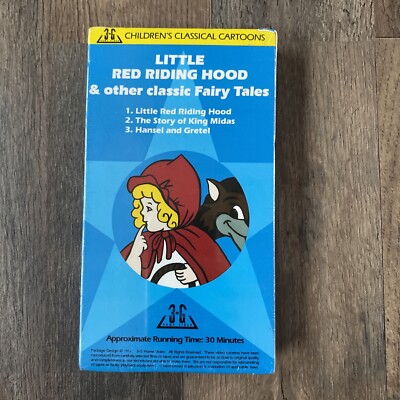 Little Red Riding Hood Childrens Classic Cartoons 1992 VHS