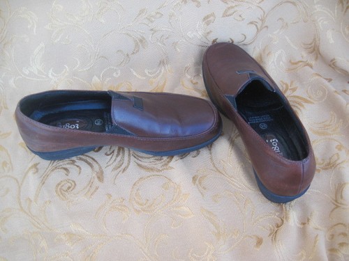 1803 Brown Leather Loafers Portugal Womens Size 38 US 7.5 - 8 Shoes - Picture 3 of 7