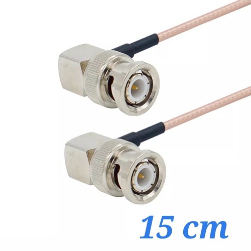 BNC Męski RA do BNC Wtyczka kątowa prosta Pigtail Przewód koncentryczny RG316 15, 30, 50cm, 1M, 3M - Zdjęcie 2 z 13