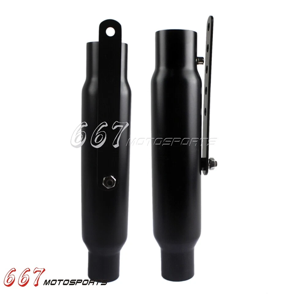Motorcycle Shorty Exhaust Pipe Muffler For Honda BMW Bobber Cafe Racer Universal — 第 2/4 张图片