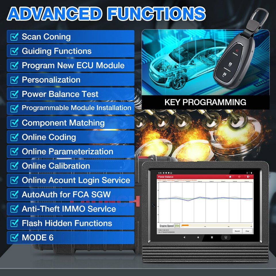OBD Scanner BJ 2022 KFZ Profi Diagnosegerät LKW+PKW+Transporter | Deutschland Pkw Diagnose Software
