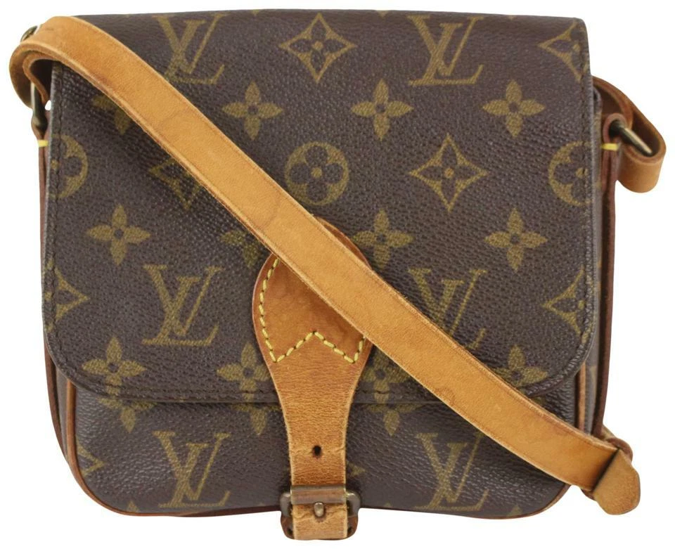 LOUIS VUITTON Monogram Cartouchiere Mini Shoulder Bag