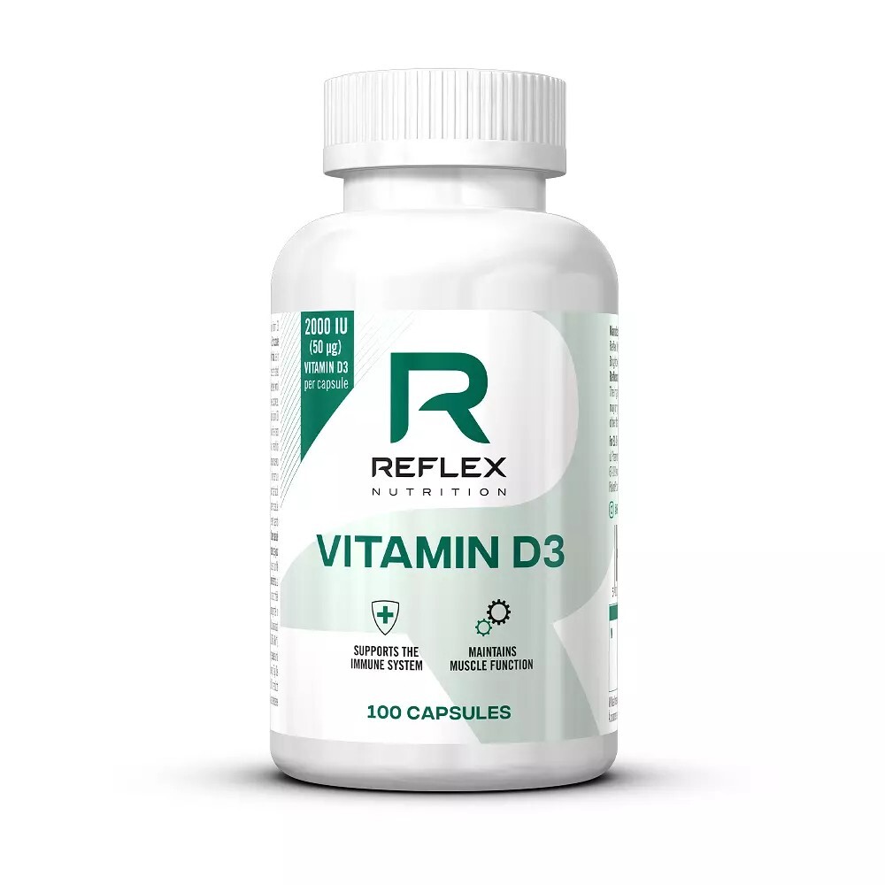 Reflex Nutrition Vitamin D3 100 Capsules - Image 2