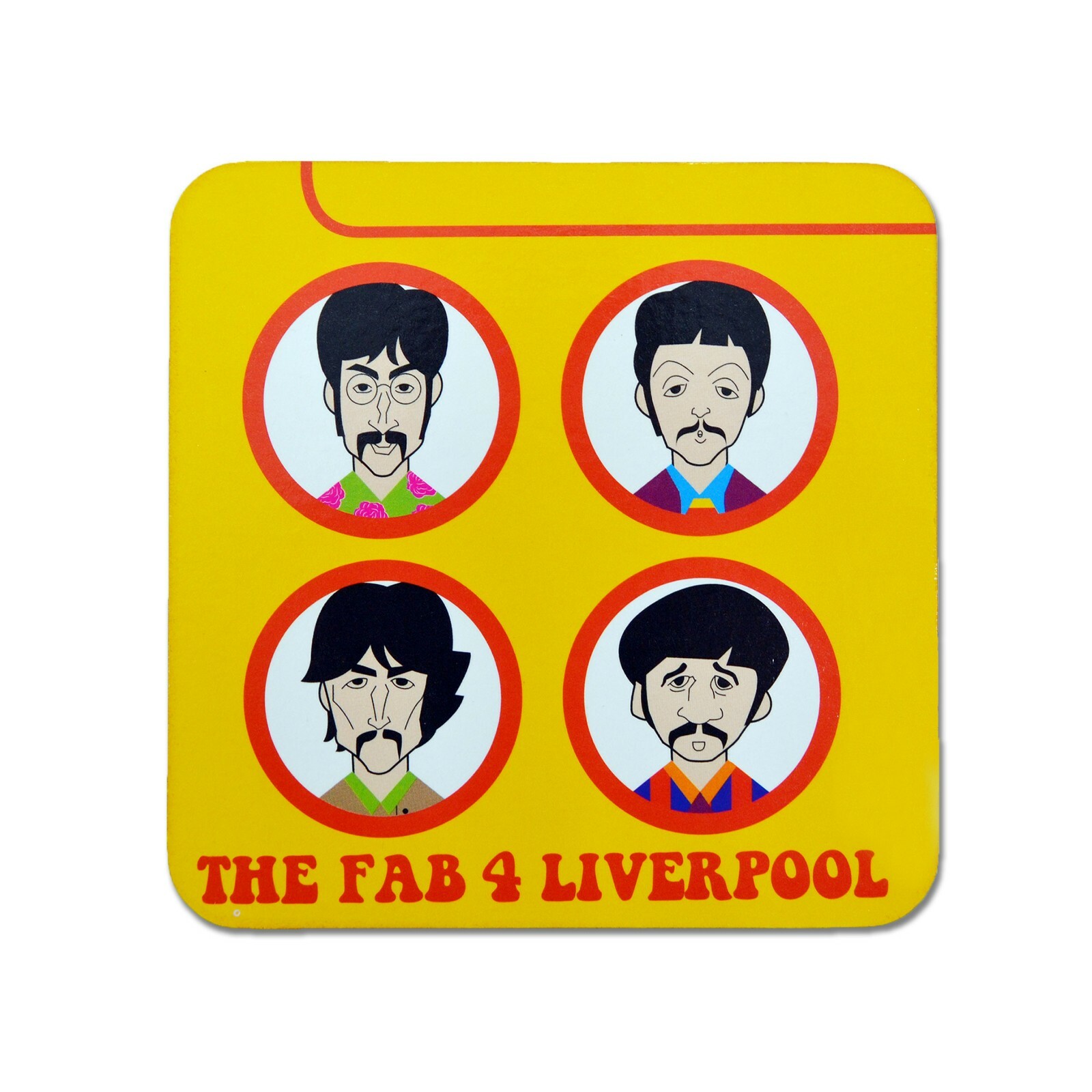 Beatles - Yellow Submarine Portholes Coaster