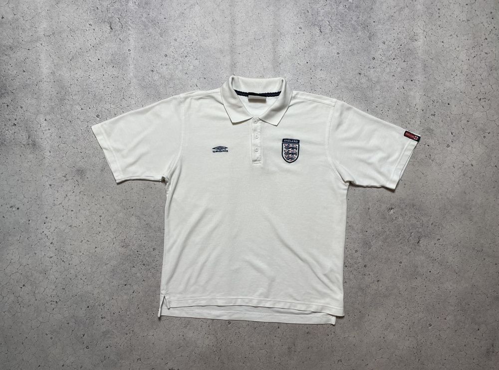ウェア 90s~ old UMBRO ENGLAND T-shirt uniform Vintage 90s UMBRO England T-shirt / Rare Football Training T