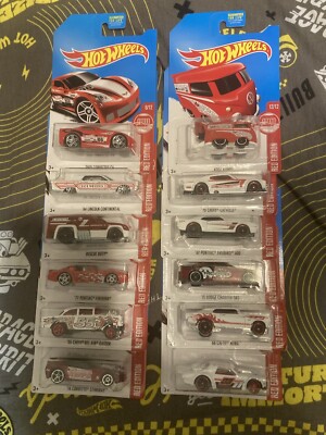 Hot Wheels 2017 Target Red Edition Complete Set. Lot Of 12. VHTF. Kool Kombi