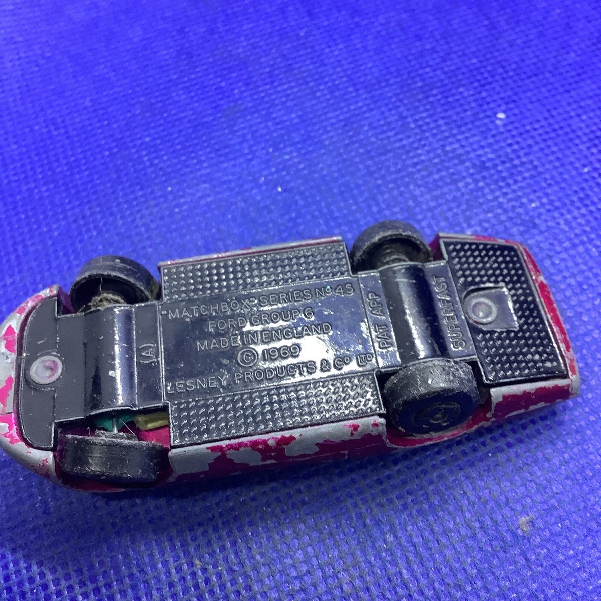 イギリスSuperfast製　45番　FORD GROUP 6 イギリスSuperfast製 45番 FORD GROUP 6 Matchbox Lesney