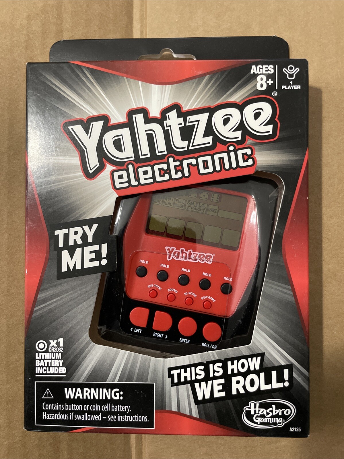 Hasbro Yahtzee Electronic Handheld Digital Game New Sealed With Box Hasbro yahtzee electronic handheld digital game new sealed with box
