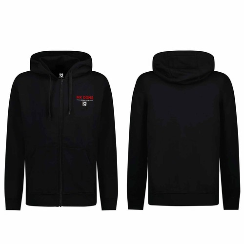Sudadera con Capucha Oficial MK DONS Football Crest, Adultos Unisex MK Dons Sudadera con Capucha - Imagen 3 de 4