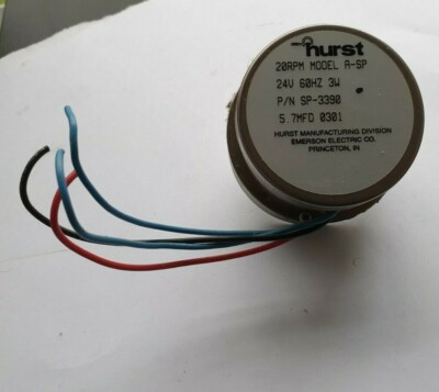 HURST SP-3390 A-SP 24V 3W 20RPM MOTOR (r6s4.2b4)