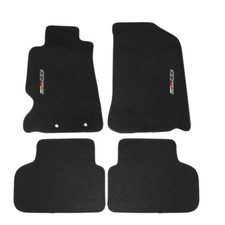 For 02-06 Acura Rsx Coupe Black Floor Mats Carpets Nylon W Mugen Rs 4pcs Set For 02-06 Acura Rsx Coupe Black Floor Mats Carpets Nylon W Mugen Rs 4pcs Set