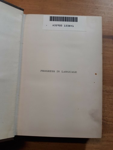 Progress In Language, Jespersen 1894, Scholarly Vintage Philology, X-lib. - Picture 8 of 15