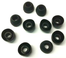 10 Replacement Rubber Earbud Ear Plug Tips for Philips SHE3850 SHE3855 Earphones