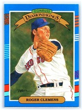 1991 Donruss Baseball #9 Roger Clemens  Diamond Kings Boston Red Sox