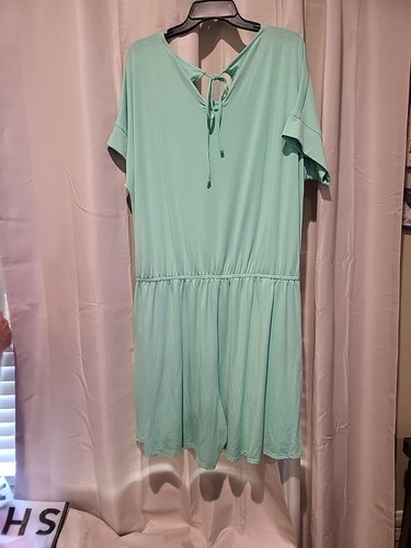 Zenana Mint short sleeve short romper 3XL NWT - Picture 12 of 13
