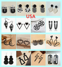 Fashion Women Black Color Various Exquisite Earrings Accessories Christmas New