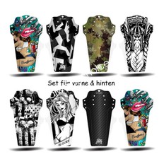 2 Pezzi Bike Mud Guard Paraspruzzi Paraspruzzi Parafango MTB Bici