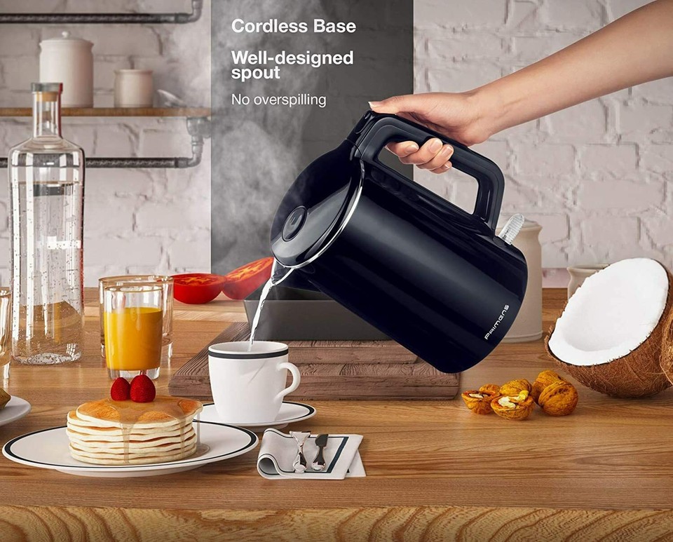 Primens PR1001B Double Wall Electric Kettle Coffee Tea Pot eBay