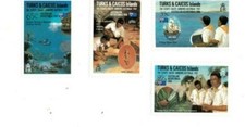 Turks and Caicos 1988 - Sea Scouts - Set of 4 Stamps - Scott#739-42 - MNH