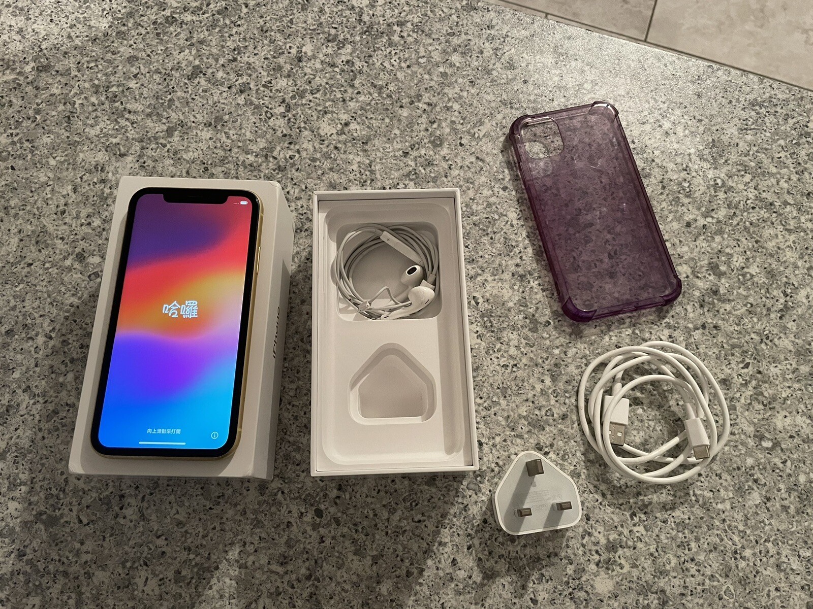 Apple iPhone XR 128GB Yellow (Unlocked) A2105 (GSM) 190198773388 eBay