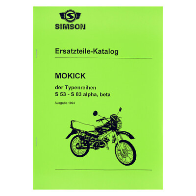 Ersatzteilkatalog S53 - S83  - alpha, beta - Ausgabe 1994