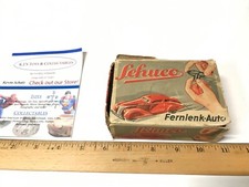 Schuco Fernlenk Car Patent 3000 in US Zone Dark Blue Model Car Boxed W/Extras