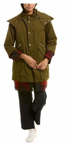 Khaki Gapo Plaid Underlay Coat 