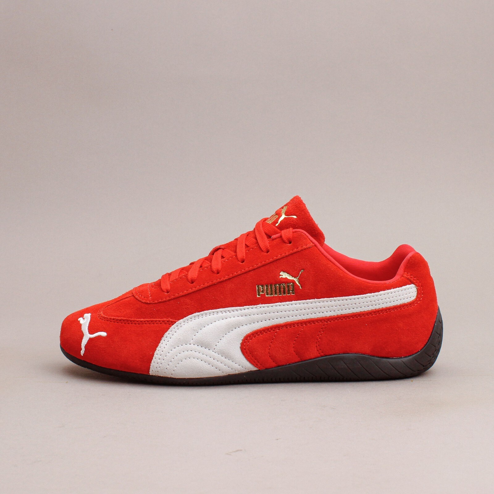 Puma Lifestyle Speedcat OG Красно-белая Новая мужская обувь Классическая редкая 398846-02