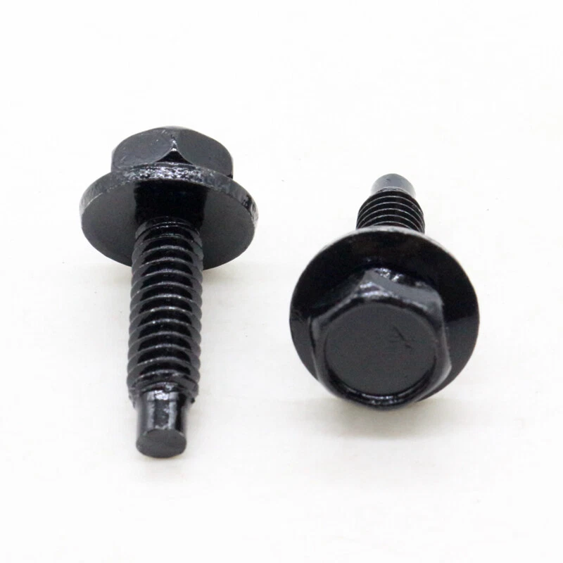 20X Pernos de carrocería de Chrysler de 1/4-20 x 1" de largo 7/16" cabeza hexagonal sems con punta de perro Foto 4 de 4